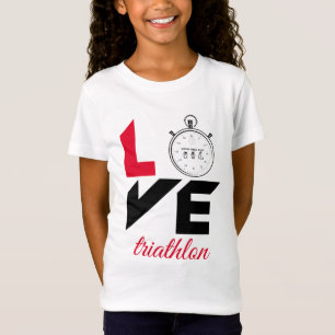 Camiseta Eu adoro triatlo
