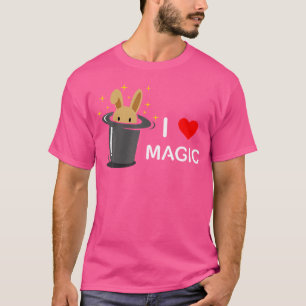 Camiseta Eu Adoro Truques de Magia Ilusões Mágico