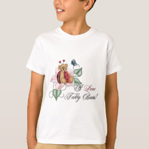 Camiseta Eu Adoro Ursos de Teddy Senhora Urso de Ovo