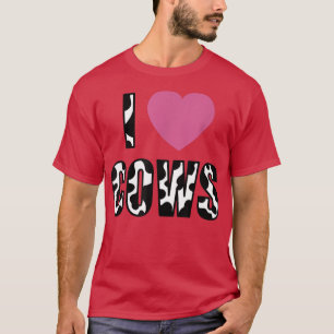 Camiseta Eu Adoro Vacas Fazenda Animal Fazendo Farmação Eng