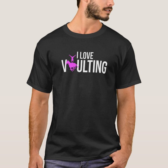 Camiseta Eu Adoro Vazar a Equestrian Vaulting (Frente)