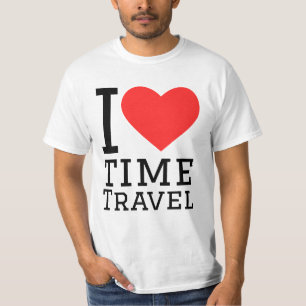 Camiseta Eu adoro viagem do tempo
