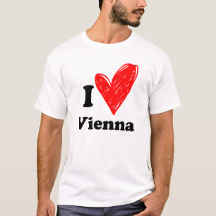 Camiseta Eu adoro Viena T-Shirt