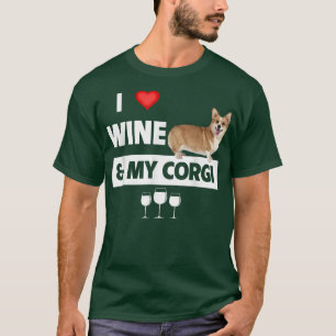 Camiseta Eu adoro vinho e minha mãe, Pai, Bebendo
