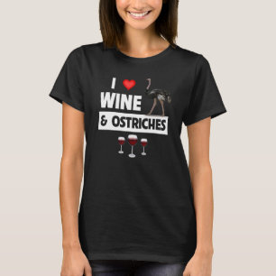 Camiseta Eu Adoro Vinho E Ostras Bebendo Zoo Selvagem