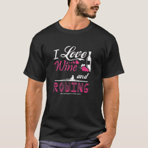 Camiseta Eu Adoro Vinho E Remo