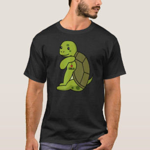 Camiseta Eu Adoro Vovô Tattoo Turtle Avô Pet