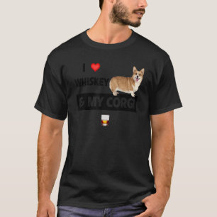 Camiseta Eu Adoro Whiskey E Minha Mãe Pai Bebendo De Cachor