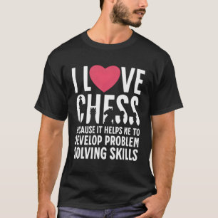 Camiseta Eu Adoro Xadrez Porque