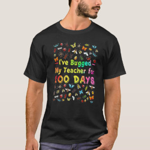 Camiseta Eu agarrei meu professor por 100 dias de escola