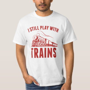 Camiseta Eu Ainda Brinco Com Comboios