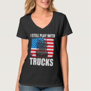 Camiseta Eu Ainda Brinco Com Motorista De Caminhões Patriot