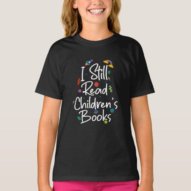 Camiseta Eu Ainda Li Livros Para Crianças (Frente)