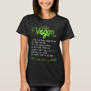 Camiseta Eu Ainda Sou Um Presente De Vaga Vegetariana Vegan