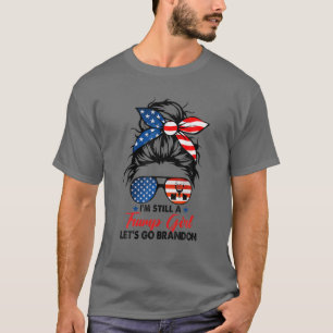 Camiseta Eu ainda sou um Vamos de Trump Rapariga Vá Branso