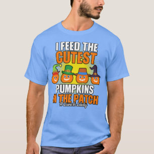 Camiseta Eu Alimento Os Pumpkins Mais Bonitos No Almoço Da