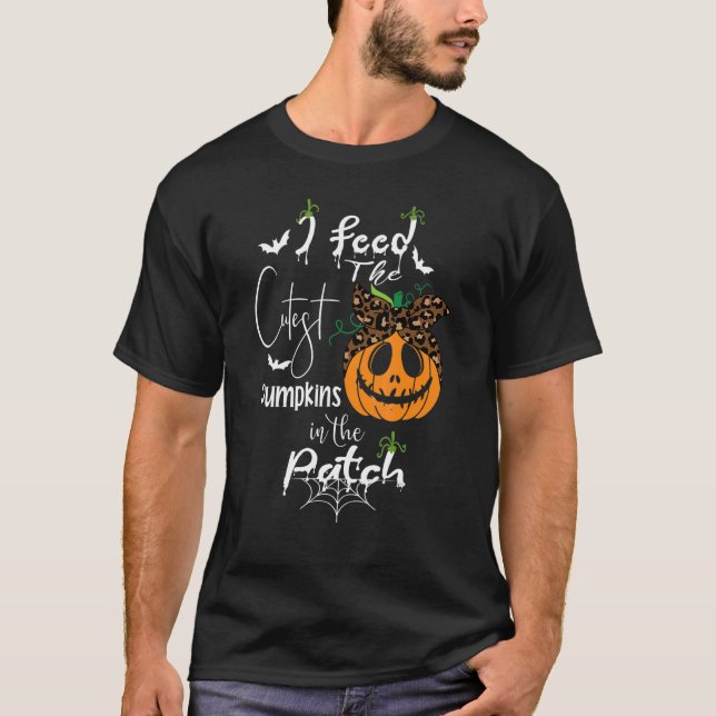 Camiseta Eu Alimento Os Pumpkins Mais Bonitos No Dia Das Br (Frente)