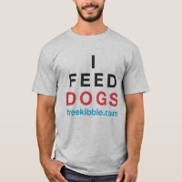 "Eu alimento T dos cães"