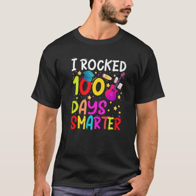 Camiseta Eu Amarrei 100 Dias Mais Inteligente Para Crianças (Frente)