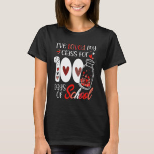Camiseta Eu amei minha turma por 100 dias de escola 100º d