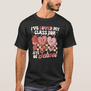 Camiseta Eu amei minha turma por 100 dias de professor na e