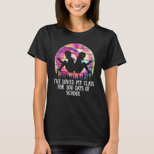 CAMISETA EU AMEI MINHA TURMA POR 100 DIAS DE PROFESSORA