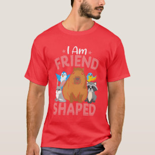 Camiseta Eu Amigo Moldei Engraçada Cavies Capybara Rodent