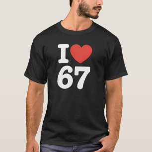 Camiseta Eu Amo 67