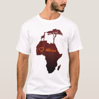 Eu amo a África | Mapa Safari Africano