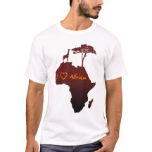 Eu amo a África | Mapa Safari Africano
