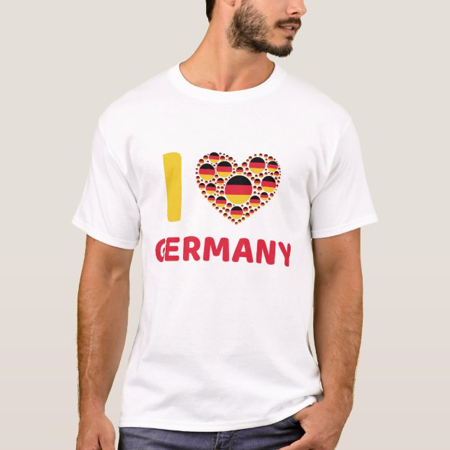 CAMISETA EU AMO A ALEMANHA (Frente)