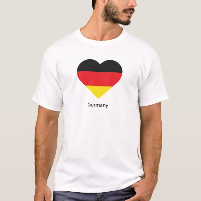 Camiseta Eu Amo A Alemanha (Frente)