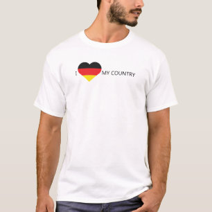Camiseta Eu Amo A Alemanha