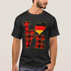 Camiseta Eu Amo A Alemanha Eu Amo Berlim Legal Alemanha Ban