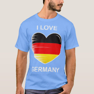 Camiseta Eu Amo A Alemanha Minha Casa Meu País 9