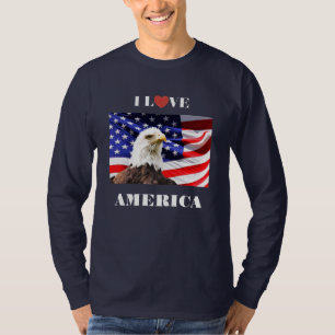 Camiseta Eu amo a América
