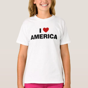 Camiseta Eu amo a América