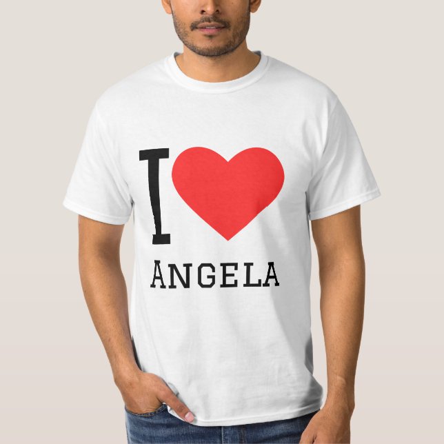 Camiseta Eu amo a angela (Frente)