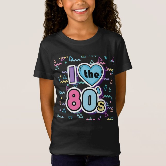 CAMISETA EU AMO A ANOS 80 (Frente)