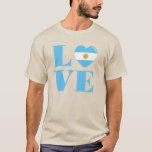 Camiseta Eu amo a Argentina<br><div class="desc">Eu amo a Argentina</div>