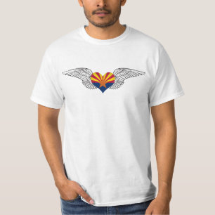 Camiseta Eu amo a arizona - asas