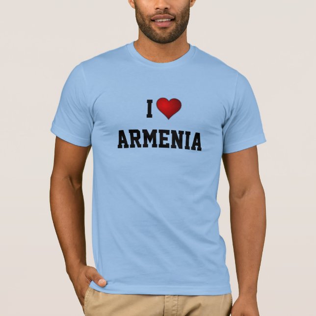 CAMISETA EU AMO A ARMÊNIA (Frente)