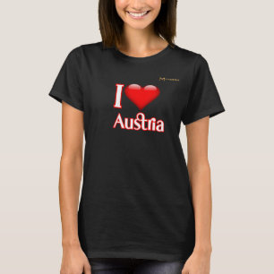 Camiseta Eu Amo a Áustria