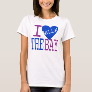 Camiseta Eu Amo A Baía (Azul Fresco)