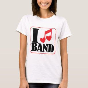 Camiseta Eu amo a banda!