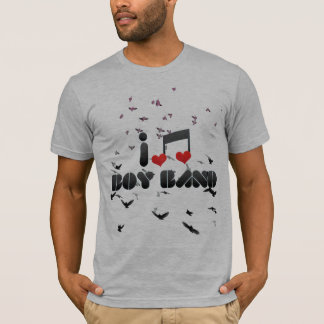 Camiseta Eu amo a banda do menino