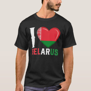 Camiseta Eu amo a Bielorrússia bielorrussa