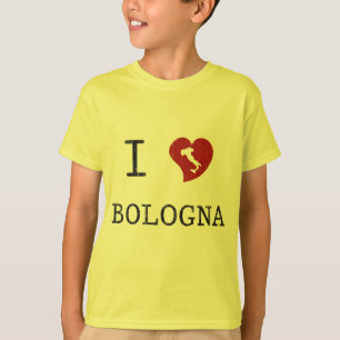 Camiseta Eu amo a Bolonha