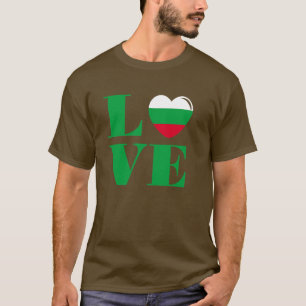 Camiseta Eu amo a Bulgária
