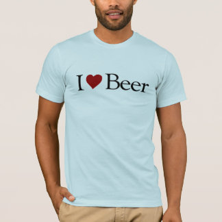 Camiseta Eu amo a cerveja